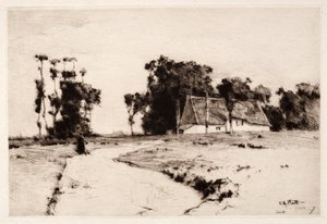 Drzewa Bretanii, 1885-1887. autorstwa Charles Adams Platt