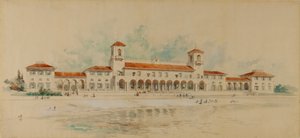 Główny budynek, Richmond Beach Park, Staten Island autorstwa Charles Adams Platt