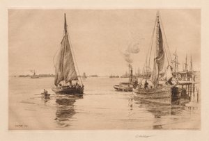 Dwa Slupy na East River, 1889.