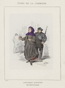 Obywatel żebrak, za rannych gminy autorstwa Charles Albert d Arnoux Bertall