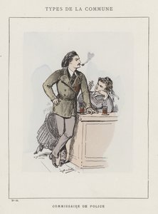 Komisarz policji autorstwa Charles Albert d Arnoux Bertall