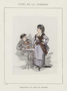 Délégué du Cafe de Madrid autorstwa Charles Albert d Arnoux Bertall