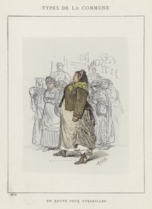 W drodze do Wersalu autorstwa Charles Albert d Arnoux Bertall
