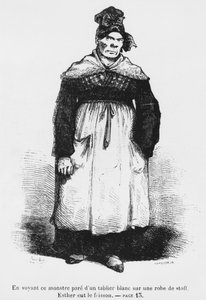 Jacqueline Collin, ciotka Vautrin, znana jako Asia, ilustracja z „Splendeurs et Miseres des Courtisanes” Honore de Balzac, opublikowanej w 1867 roku