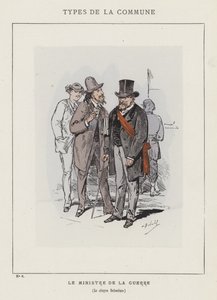 Minister Wojny, Obywatel Delescluze autorstwa Charles Albert d Arnoux Bertall