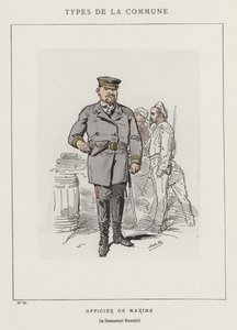 Oficer marynarki, dowódca Durassier autorstwa Charles Albert d Arnoux Bertall