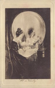 Tout est vanite - Wszystko jest próżnością par Gilbert, Charles Allan (1873-1929), ok. 1930. 1900 - Litografia - kolekcja prywatna autorstwa Charles Allan Gilbert