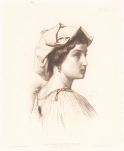 Portret włoskiej kobiety Stella (tytuł na obiekcie) Portrety Włoszek (tytuł serii)
