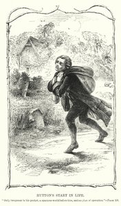 Początek życia Huttona (grawerowanie) autorstwa Charles Altamont Doyle