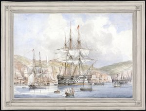 Vue de Malte (Widok na Malcie) - Obraz Charlesa Andrew Dyce