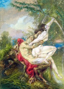 Jowisz i Antiope, z historii powszechnej autorstwa Charles Antoine (attr. to) Coypel