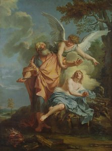 Abraham składający ofiarę autorstwa Charles Antoine Coypel