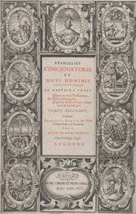 Frontyspis ewangelickiego kaznodziei i instytucji nowego człowieka, 1622.