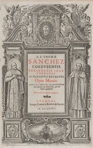 Frontyspis „Opus morale w przykazaniach Dekalogu”, 1637.