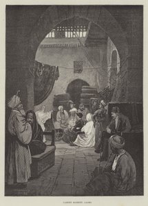 Targ dywanów, Kair autorstwa Charles Auguste Loye