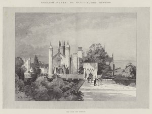 Domy angielskie, Alton Towers, Widok z tarasu