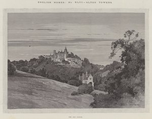 English Homes, Alton Towers, Stary Zamek autorstwa Charles Auguste Loye