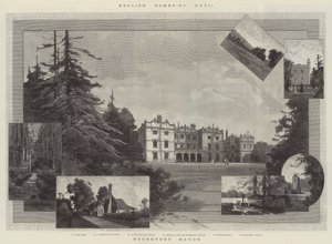 Dwór Hughenden autorstwa Charles Auguste Loye