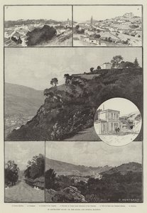 W południowo-zachodniej Hiszpanii, na linii kolejowej Zafra i Huelva autorstwa Charles Auguste Loye