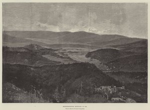 Middlesborough, Kentucky, w 1889 r. autorstwa Charles Auguste Loye