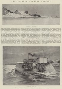 Natarcie w kierunku Dongoli autorstwa Charles Auguste Loye