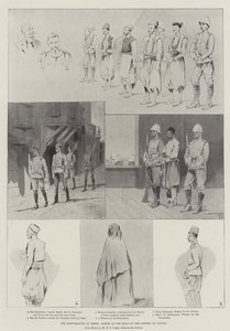 Niepokoje na Krecie, sceny z procesu buntowników w Candia autorstwa Charles Auguste Loye