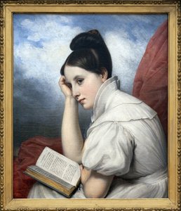 La Reader, Obraz olejny na płótnie autorstwa Charlesa von Steubena (1788-1856), Fotografia, KIM Youngtae, Nantes, Muzeum Sztuk Pięknych w Nantes. autorstwa Charles Auguste Steuben