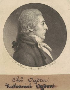 Abraham Ogden, Jr. autorstwa Charles B. J. Févret de Saint Mémin