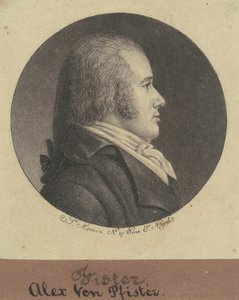 Aleksander von Pfister autorstwa Charles B. J. Févret de Saint Mémin
