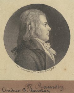 Andrew D. Barclay autorstwa Charles B. J. Févret de Saint Mémin