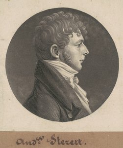 Andrzej Sterett autorstwa Charles B. J. Févret de Saint Mémin