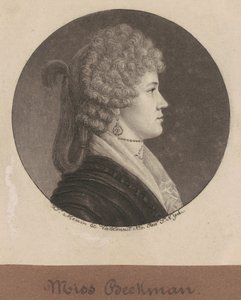 Ann Beekman autorstwa Charles B. J. Févret de Saint Mémin