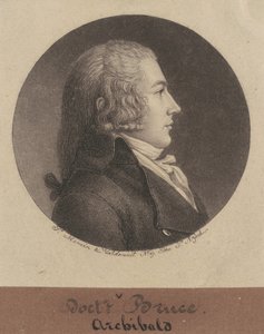 Archibald Bruce autorstwa Charles B. J. Févret de Saint Mémin