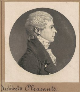 Archibald Pleasants, Jr. autorstwa Charles B. J. Févret de Saint Mémin