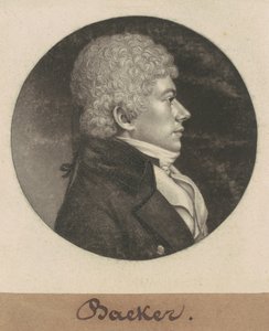 Baeker autorstwa Charles B. J. Févret de Saint Mémin