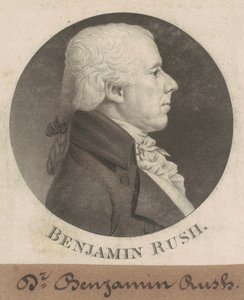 Benjamin Rush autorstwa Charles B. J. Févret de Saint Mémin