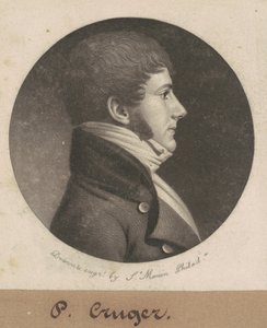Bertram Peter Cruger autorstwa Charles B. J. Févret de Saint Mémin