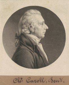 Karol Carroll autorstwa Charles B. J. Févret de Saint Mémin