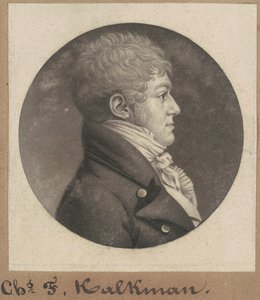 Charles F. Kalkman autorstwa Charles B. J. Févret de Saint Mémin