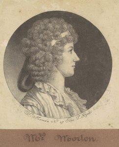 Kornelia Schuyler Morton autorstwa Charles B. J. Févret de Saint Mémin