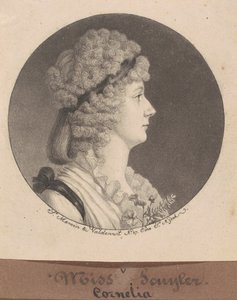 Kornelia Schuyler Morton autorstwa Charles B. J. Févret de Saint Mémin