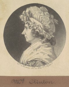 Cornelia Tappen Clinton autorstwa Charles B. J. Févret de Saint Mémin