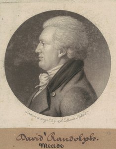 David Meade Randolph autorstwa Charles B. J. Févret de Saint Mémin