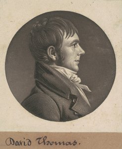 David Thomas autorstwa Charles B. J. Févret de Saint Mémin