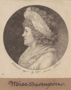 Debby Davenport autorstwa Charles B. J. Févret de Saint Mémin