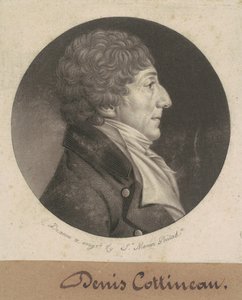 Dennis Nicholas Cottineau autorstwa Charles B. J. Févret de Saint Mémin