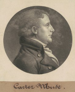 Edwarda Cartera autorstwa Charles B. J. Févret de Saint Mémin