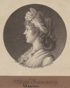 Eleonora Ramsay Fitzwilliam autorstwa Charles B. J. Févret de Saint Mémin