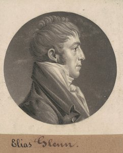 Elias Glenn autorstwa Charles B. J. Févret de Saint Mémin