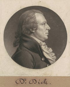 Elisha Cullen Dick autorstwa Charles B. J. Févret de Saint Mémin